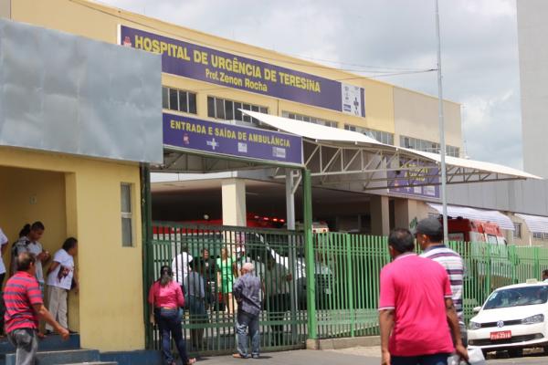 HUT - Hospital de Urgência de Teresina.(Imagem:Fernando Brito/G1)