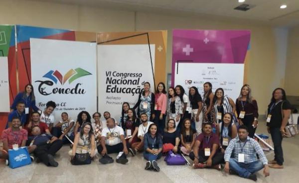 Professores e alunos da UFPI de Floriano participam do VI Congresso Nacional de Educação.(Imagem:UFPI)