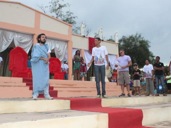 Ensaio do elenco em Floriano, no Piauí.(Imagem:Gilcilene Araújo/G1)