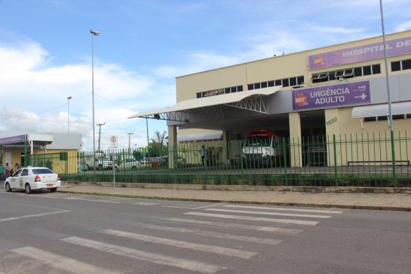 Hospital de Urgência de Teresina (HUT).(Imagem:José Marcelo/ G1 PI)