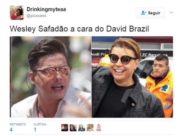 Novo visual de Wesley Safadão gera memes.(Imagem:Ego)