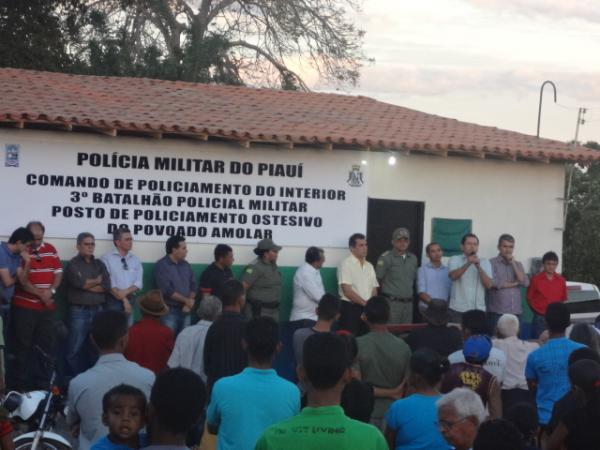 Prefeitura de Floriano em parceria com o 3º BPM inaugura base policial.(Imagem:FlorianoNews)