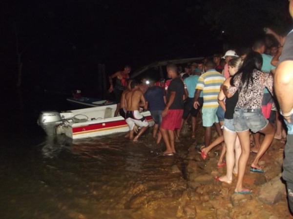 Momento do resgate do corpo de Antônio Marcos.(Imagem:Portal Cidadeluz)