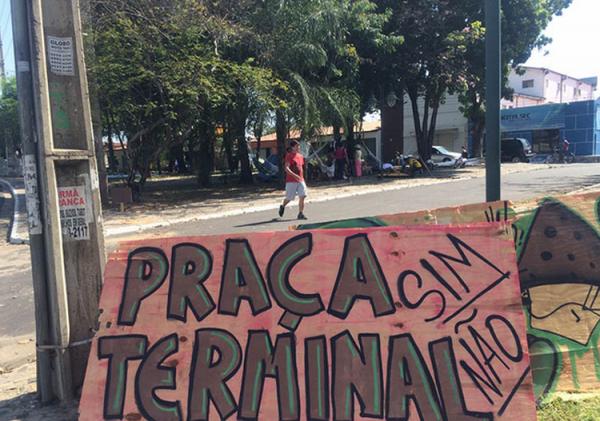 Strans propõe plantio de mil árvores para manter terminal no Parque Piauí.(Imagem:Cidade Verde)