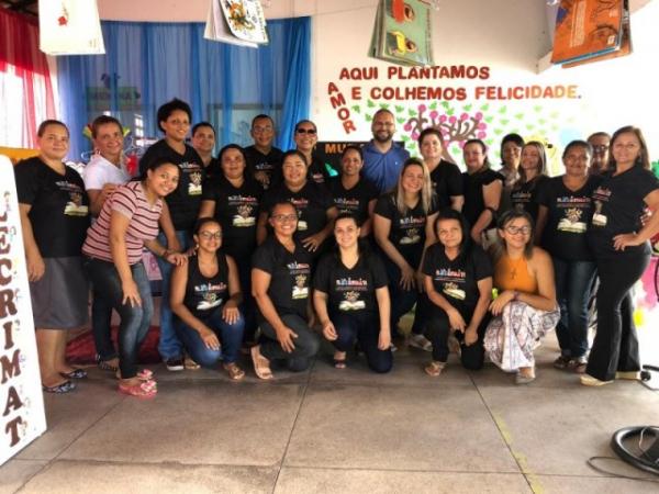 Projeto de leitura é lançado em escola da rede municipal de Floriano.(Imagem:SECOM)