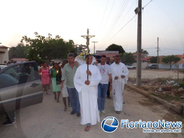 Procissão e missa encerraram o festejo de Nossa Senhora das Mercês em Floriano.(Imagem:FlorianoNews)