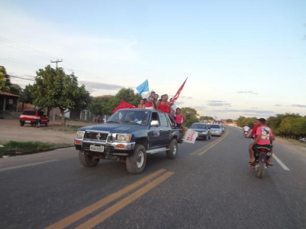 PR realizou carreata em Barão de Grajaú. (Imagem:FlorianoNews)