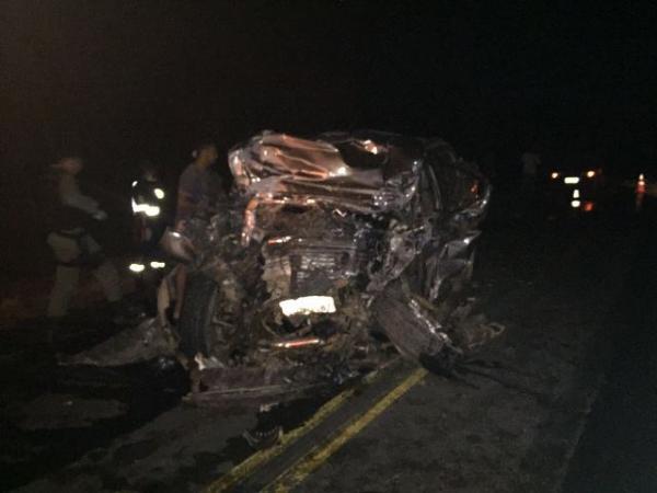 Prefeito e vice-prefeito de Pajeú morrem após acidente no rodoanel de Canto do Buriti.(Imagem:Divulgação)