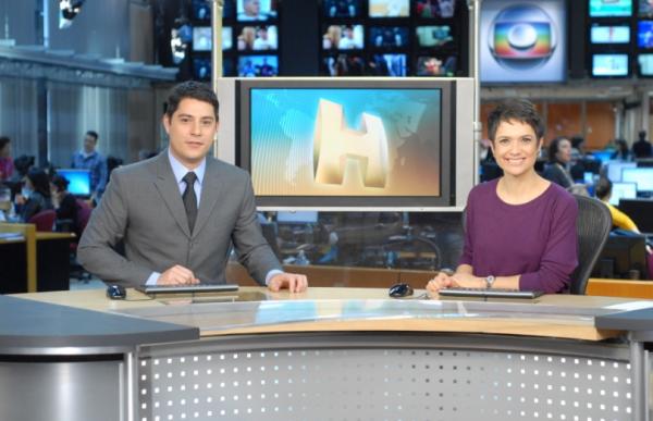 Evaristo Costa tenta levar Sandra Annenberg para a CNN.(Imagem:Globo/Zé Paulo Cardeal)