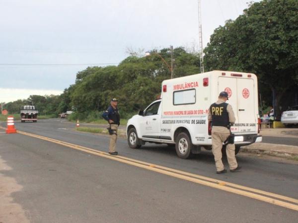PRF montou operação para fiscalizar situação de ambulâncias.(Imagem:Catarina Costa/G1 PI)