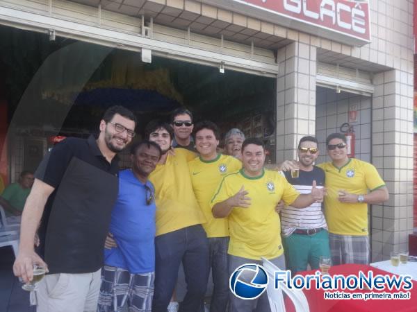 Torcidas de Floriano e Barão de Grajaú comemoraram vitória sofrida do Brasil contra o Chile. (Imagem:FlorianoNews)