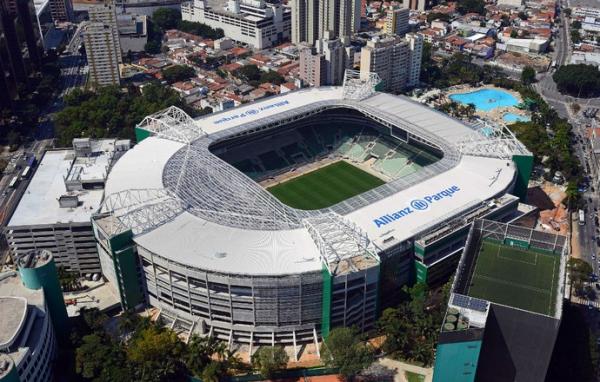 Allianz Parque, a nova arena do Palmeiras.(Imagem:Thiago Fatichi / Divulgação)