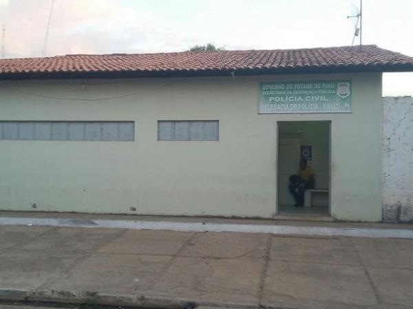 Delegacia de Polícia Civil em União, no interior do Piauí.(Imagem:Washington Franklin/TV Clube)