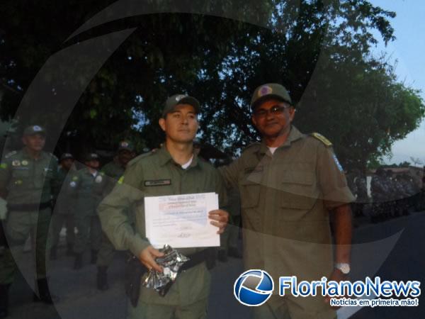 Solenidade militar marca o 51º aniversário do 3º BPM de Floriano.(Imagem:FlorianoNews)