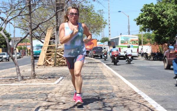 Os treinamentos de Gessi-Jani têm uma meta: completar a corrida de São Silvestre.(Imagem:Wenner Tito)