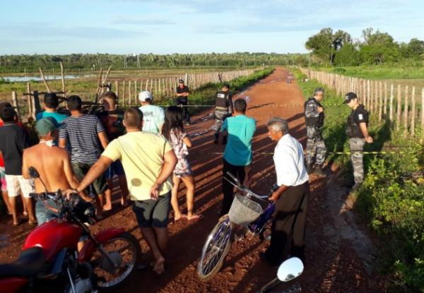 Homem é encontrado morto um tiro na nuca no interior do PI.(Imagem:Kléber Oliveira)