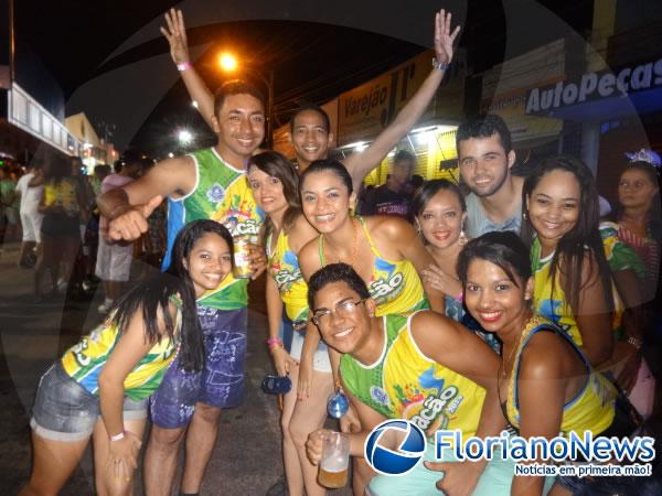 Forró da Curtição e Eletricaz agitaram foliões do Bloco Furacão no 2º dia de folia em Floriano.(Imagem:FlorianoNews)