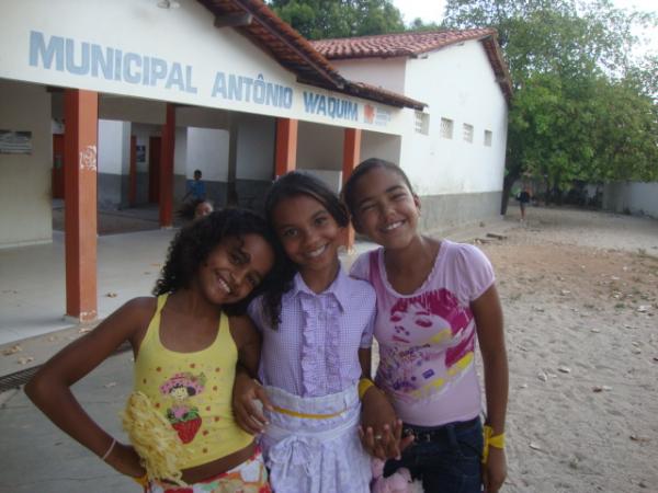 Alunas da Escola Municipal Antonio Waquim(Imagem:redação )