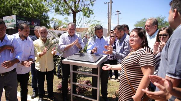 Foi inaugurada a Academia de Saúde para a população do bairro Aroeiras do Matadouro(Imagem:Divulgação)