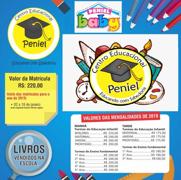 Campanha de Matrículas(Imagem:Centro Educacional Peniel)