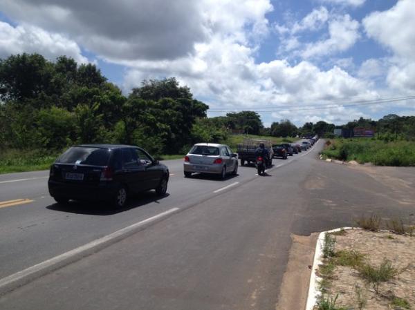 Estudo da CNT avaliou 3.084 km de estradas no Piauí.(Imagem:Gil Oliveira/G1)