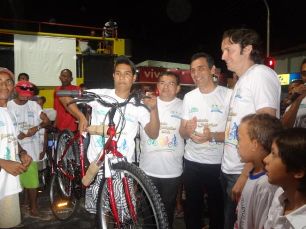 Passeio ciclístico de Floriano celebra aniversário do município.(Imagem:FlorianoNews)