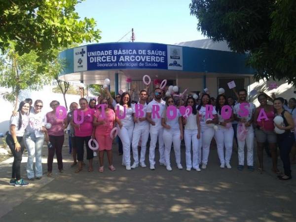 Secretaria de Saúde realiza ações em alusão ao Outubro Rosa.(Imagem:Secom)