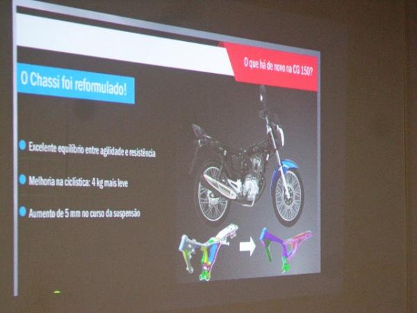 Cajueiro Motos apresenta aos colaboradores linha 2014 da CG com mudanças no visual.(Imagem:FlorianoNews)
