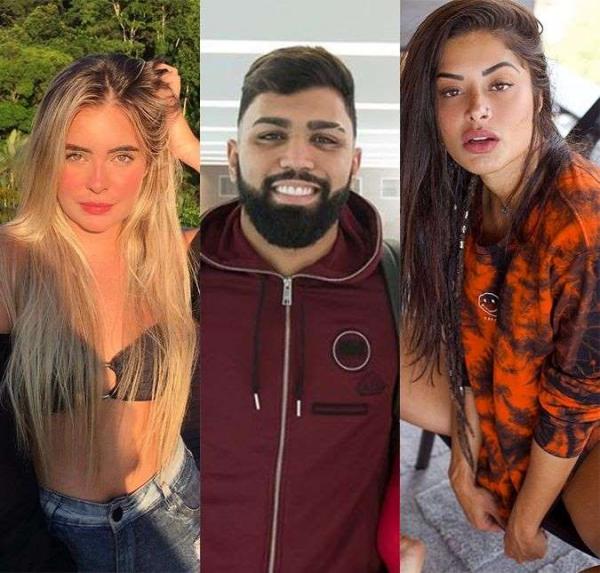 Gabigol engata romance com modelo e Aline Riscado nega affair com o atleta.(Imagem:Divulgação)