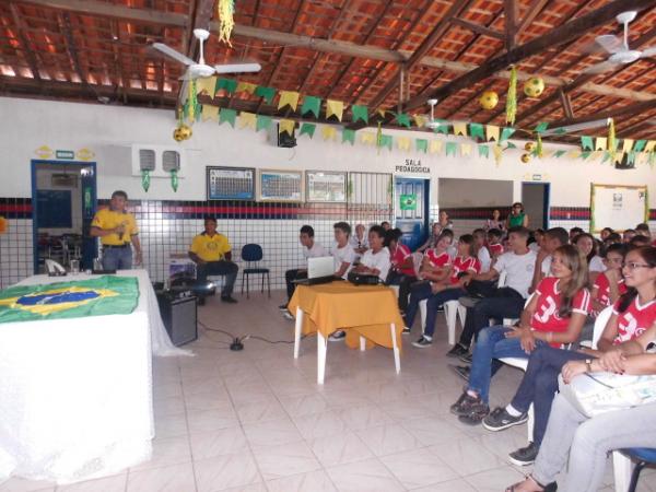 Rotary Club promoveu palestra sobre trânsito para estudantes de Barão de Grajaú.(Imagem:FlorianoNews)