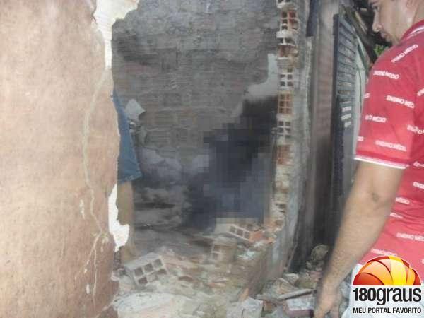 Jovem morre carbonizado após explosão no povoado Lagoinha.(Imagem:180graus)