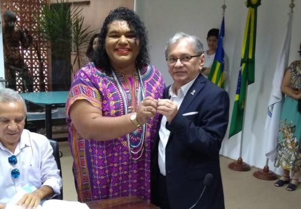 Primeira professora travesti é empossada na UFPI de Floriano.(Imagem:Arquivo pessoal)