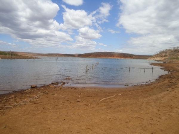 Barragens por todo Piauí estão com nível abaixo do normal.(Imagem:Gil Oliveira/ G1)