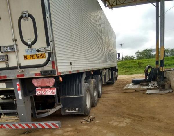 Caminhão da Empresa Morais Transportes é roubado em Sergipe.(Imagem:Arquivo Pessoal)