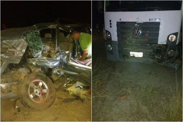 Acidente deixa cinco pessoas feridas na BR-343 entre Floriano e Jerumenha.(Imagem:Jc24horas)