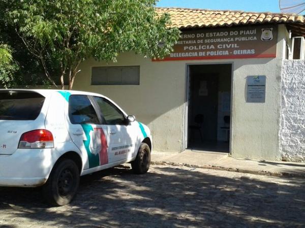 Polícia Civil de Oeiras investiga o assassinato.(Imagem:Patrícia Andrade/G1)