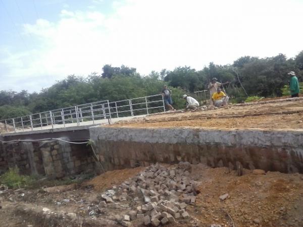 Construção da ponte do bairro Taboca entra na fase final.(Imagem:FlorianoNews)