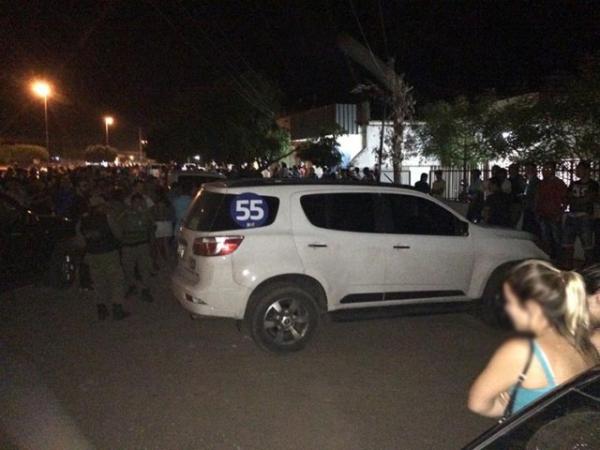 Carro de deputado é levado até juiz na cidade de Guadalupe.(Imagem:Cidadeverde.com)