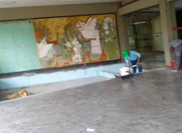 Cepisa nega destruição de obras de artista no prédio da empresa.(Imagem:Divulgação)