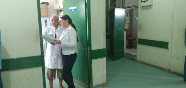 Deputada Teresa Britto visita Hospital Regional Tibério Nunes(Imagem:FlorianoNews)