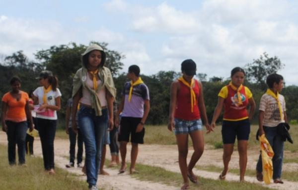 Curtição na Jornada de Aventura dos jovens de Floriano.(Imagem:Mérito Juvenil )