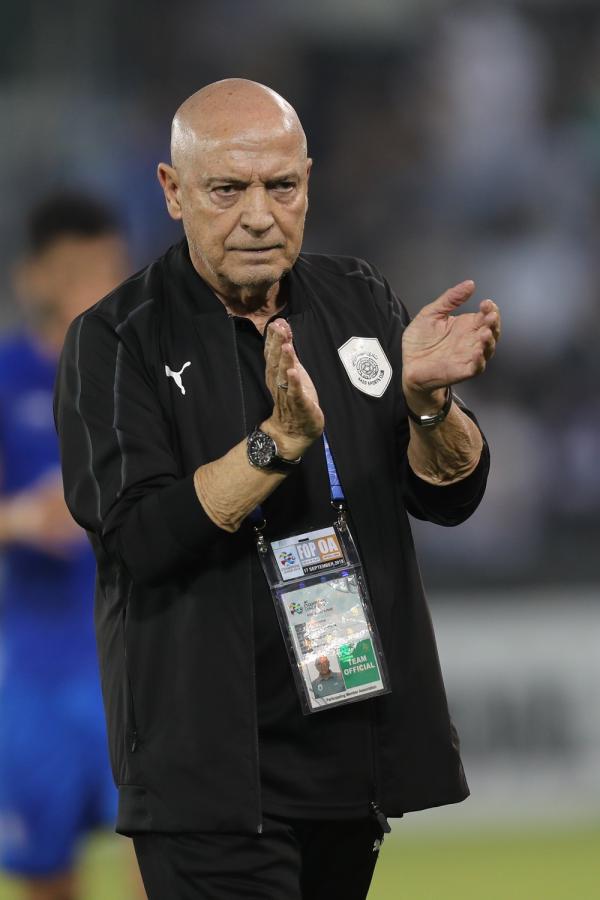 Jesualdo Ferreira na passagem pelo Al Sadd, do Catar.(Imagem:AFP)