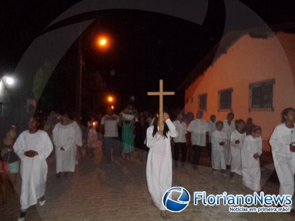 Procissão e missa encerraram festejo de Santa Rita de Cássia em Floriano.(Imagem:FlorianoNews)