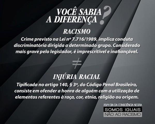 Vítimas de racismo passam a contar com disque 100 para denúncias no Estado.(Imagem:Divulgação)