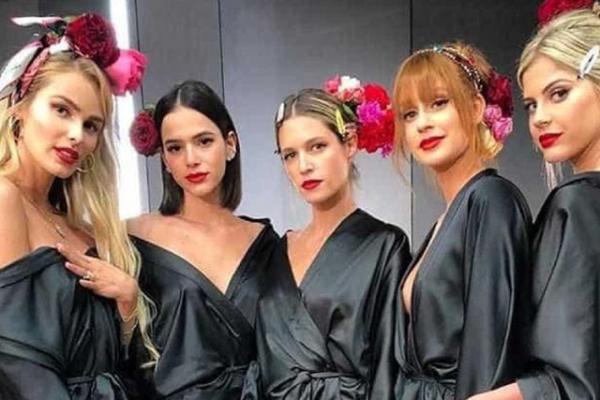 Bruna Marquezine e Marina Ruy Barbosa não se falam em desfile.(Imagem:Instagram)