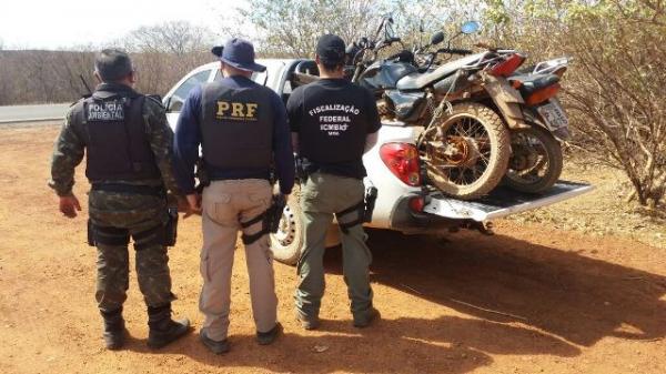 Operação da PRF combate crimes ambientais no Parque Nacional da Serra da Capivara.(Imagem:PRF)