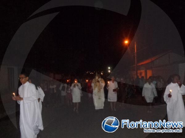 Corpus Christi é celebrado com missa e procissão em Barão de Grajaú.(Imagem:FlorianoNews)