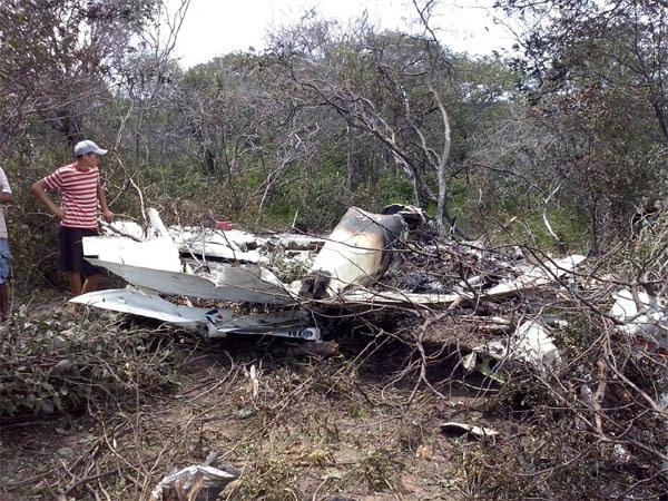 Aeronave com 30kg de cocaína cai na região norte do Piauí e mata dois.(Imagem:Caetano Silva)