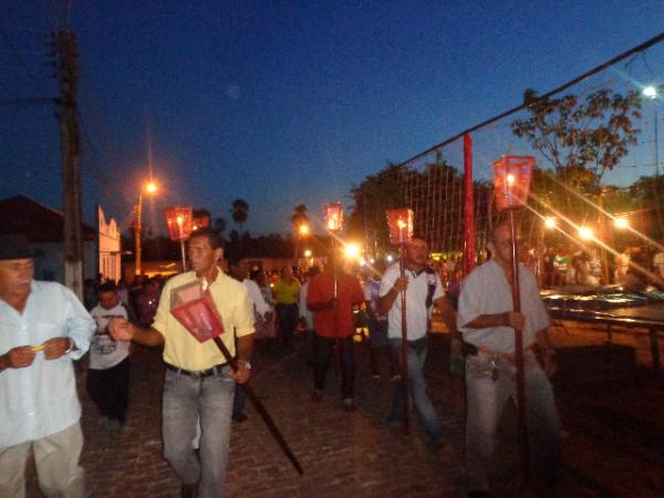 Procissão encerrou festejos à padroeira Nossa Senhora de Nazaré.(Imagem:FlorianoNews)