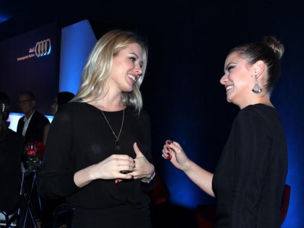 Fiorella Mattheis e Milena Toscano em evento na Zona Sul do Rio.(Imagem:Ego.globo)